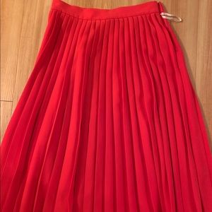 Kate Spade accordion-pleated midi skirt